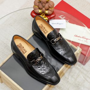 Ferragamo Business Leather Shoes Gate8557