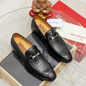 Ferragamo Business Leather Shoes Gate8558
