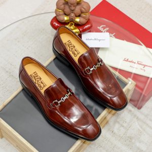 Ferragamo Business Leather Shoes Gate8561