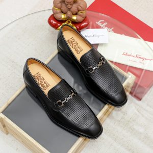 Ferragamo Business Leather Shoes Gate8565