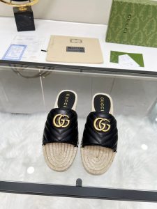 Gucci Straw Sandals Gate329