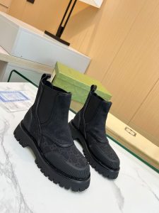 Gucci Canvas Boots Gate743
