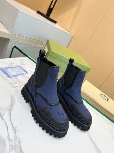 Gucci Canvas Boots Gate744