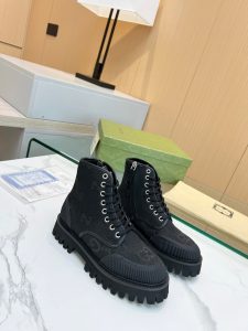Gucci Canvas Boots Gate745