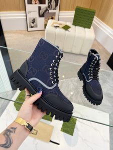 Gucci Canvas Boots Gate747