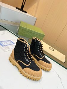 Gucci Canvas Boots Gate748