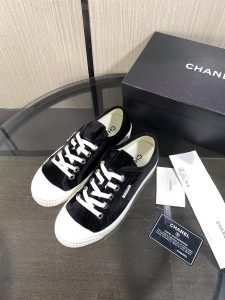Chanel Canvas Shoes Gate686