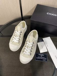Chanel Canvas Shoes Gate687