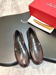 Ferragamo Business Leather Shoes Gate8620