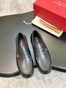 Ferragamo Business Leather Shoes Gate8621