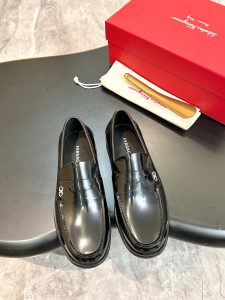 Ferragamo Business Leather Shoes Gate8622