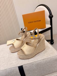 Louis Vuitton Straw Shoes Gate338