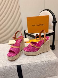 Louis Vuitton Straw Sandals Gate319