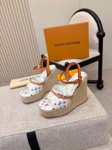 Louis Vuitton Straw Sandals Gate320