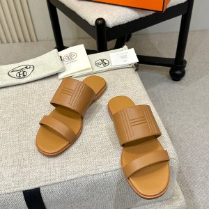 Hermes Leather Shoes Gate7170