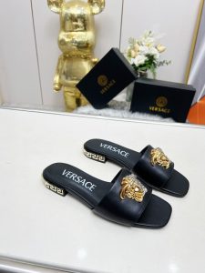 Versace Chunky Heel Sandals Gate402