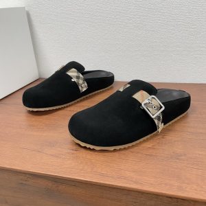 Burberry Checkered Leather Sandals Gate1922