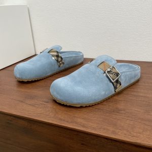 Burberry Checkered Leather Sandals Gate1925