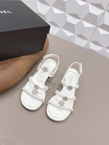 Chanel Chunky Heeled Sandals Gate417