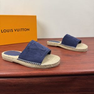 Louis Vuitton Straw Sandals Gate333
