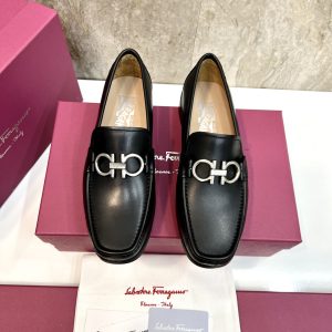 Ferragamo Business Leather Shoes Gate8607