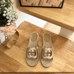 Gucci Straw Sandals Gate330