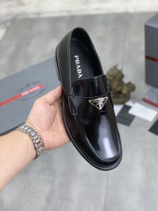 Prada Business Leather Shoes Gate8736