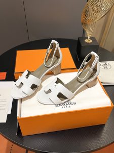 Hermes Chunky Heel Sandals Gate411