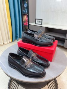 Ferragamo Business Leather Shoes Gate8566
