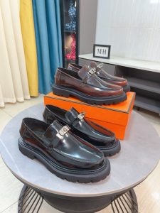 Hermes Business Leather Shoes Gate8664