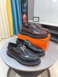 Hermes Business Leather Shoes Gate8665