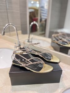 Saint Laurent Flat Sandals Gate7441