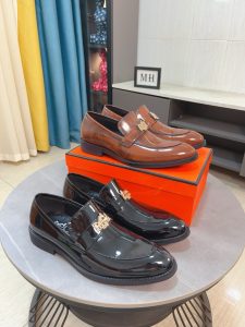 Hermes Business Leather Shoes Gate8661
