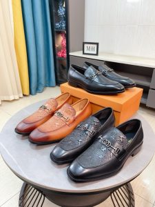 Louis Vuitton Leather Shoes Gate6516