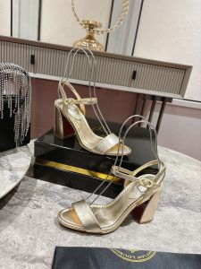 Christian Louboutin Chunky Heel Sandals Gate373