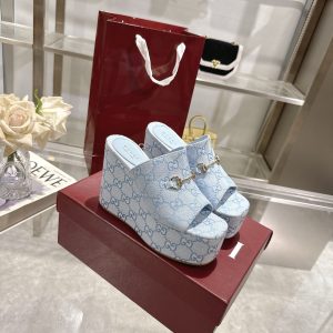 Gucci Wedge Sandals Gate7857