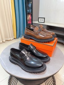 Hermes Business Leather Shoes Gate8667