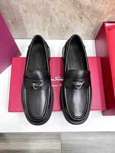 Ferragamo Business Leather Shoes Gate8613