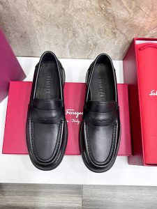 Ferragamo Business Leather Shoes Gate8614