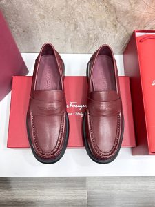 Ferragamo Business Leather Shoes Gate8615