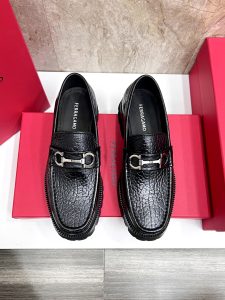 Ferragamo Business Leather Shoes Gate8596