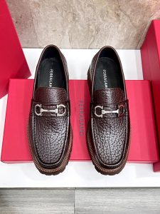 Ferragamo Business Leather Shoes Gate8597