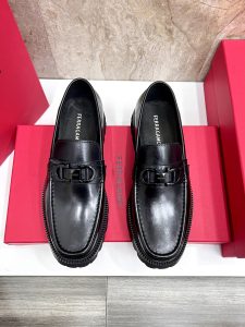 Ferragamo Business Leather Shoes Gate8598