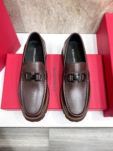 Ferragamo Business Leather Shoes Gate8599