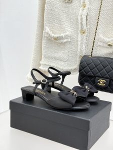 Chanel Chunky Heeled Sandals Gate412