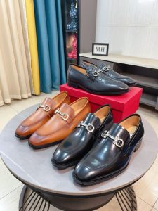 Ferragamo Business Leather Shoes Gate8568