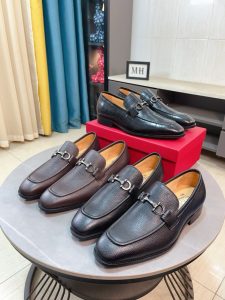 Ferragamo Business Leather Shoes Gate8573
