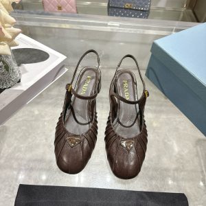 Prada Chunky Heeled Sandals Gate447