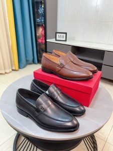 Ferragamo Business Leather Shoes Gate8554