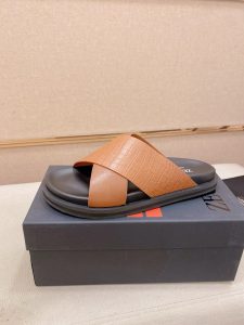 Zegna Genuine Leather Slippers Gate15482